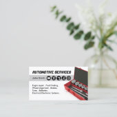 Carte De Visite Service de réparation automobile (Debout devant)