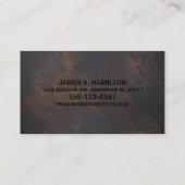 Carte De Visite Service de réparation automobile mécanique automat (Dos)