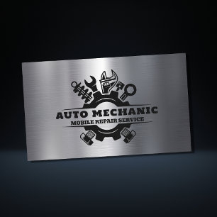 Carte De Visite Service de réparation automobile mécanique automat