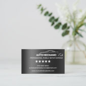 Carte De Visite Service de réparation automobile mécanique automat (Debout devant)