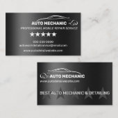 Carte De Visite Service de réparation automobile mécanique automat (Devant / Derrière)