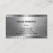 Carte De Visite Service de réparation automobile mobile Métal Auto (Dos)