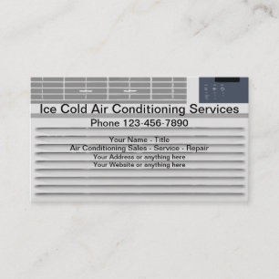 Carte De Visite Service de réparation de climatisation