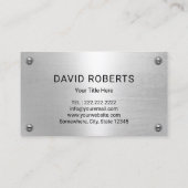 Carte De Visite Service de réparation de la maison de l'ancien com (Dos)