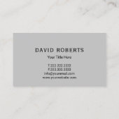 Carte De Visite Service de réparation de main-d'oeuvre professionn (Dos)