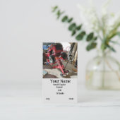 Carte De Visite Service de réparation de petits moteurs (Debout devant)