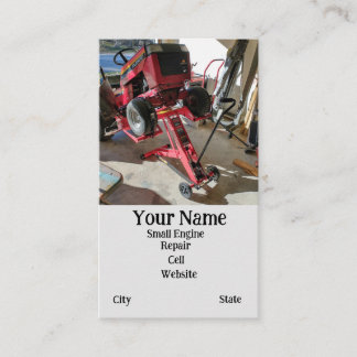 Carte De Visite Service de réparation de petits moteurs