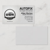 Carte De Visite Service de réparation de pièces de voiture de répa (Devant / Derrière)