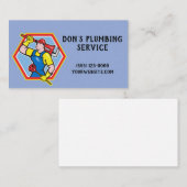Carte De Visite Service de réparation de plomberie (Devant / Derrière)