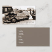 Carte De Visite Service de réparation de remorquage de voitures an (Devant / Derrière)