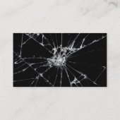 Carte De Visite Service de réparation de verre professionnel (Dos)