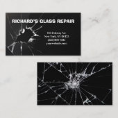 Carte De Visite Service de réparation de verre professionnel (Devant / Derrière)