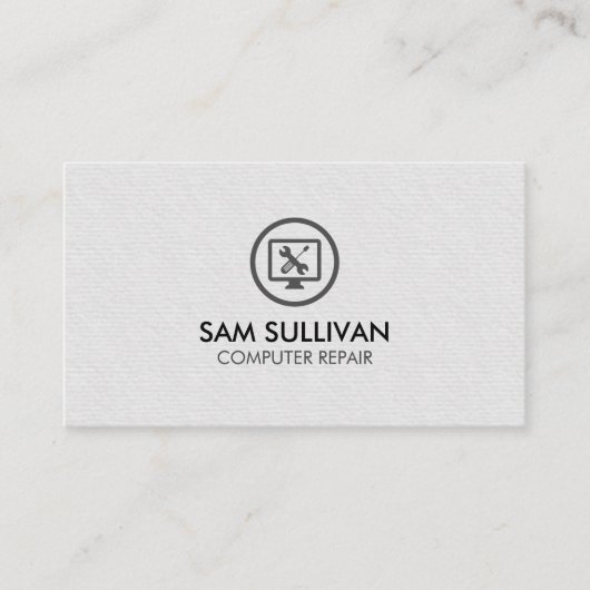 Carte De Visite Service de réparation informatique (Devant)