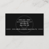 Carte De Visite Service de réparation informatique de téléphone no (Dos)