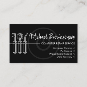 Carte De Visite Service de réparation informatique de téléphone no