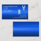 Carte De Visite Service de réparation informatique Professionnel (Devant / Derrière)