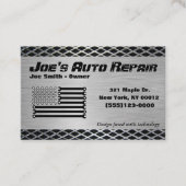 Carte De Visite Service de réparation mécanique automatique de con (Devant)