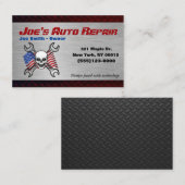 Carte De Visite Service de réparation mécanique automatique de voi (Devant / Derrière)