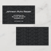 Carte De Visite Service de réparation mécanique des pneus auto (Devant / Derrière)