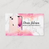 Carte De Visite Service de réparation mobile de téléphone cellulai (Devant)