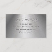 Carte De Visite Service de réparation mobile métallique (Dos)