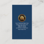 Carte De Visite Service de réservation de lettres de débit pour nu (Dos)