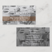 Carte De Visite Service de restauration (Devant / Derrière)