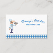 Carte De Visite Service de restauration en chef personnel professi (Devant)
