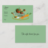Carte De Visite service de restauration II (Devant / Derrière)