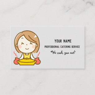 Carte De Visite Service de restauration professionnel Cuisine fine