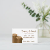 Carte De Visite Service de retrait de l'arbre de broyage (Debout devant)