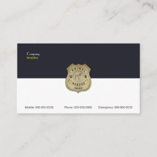 Carte De Visite Service de sauvetage animal