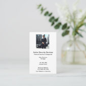 Carte De Visite Service de sécurité personnelle (Debout devant)