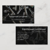 Carte De Visite Service de serrure ou de serrure et clé profession (Devant / Derrière)