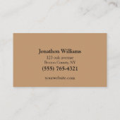 Carte De Visite Service de serrurerie professionnelle (Dos)