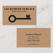 Carte De Visite Service de serrurerie professionnelle (Devant / Derrière)