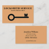 Carte De Visite Service de serrurerie professionnelle (Devant / Derrière)