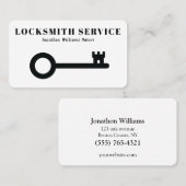 Carte De Visite Service de serrurerie professionnelle (Devant / Derrière)