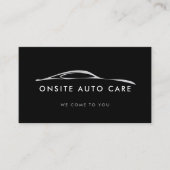 Carte De Visite Service de soin automobile mobile (Devant)