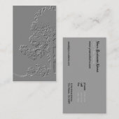 Carte De Visite Service de soin d'arbre/© de relief par Faux (Devant / Derrière)