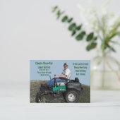 Carte De Visite Service de soin de pelouse (Debout devant)