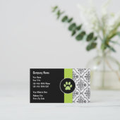 Carte De Visite Service de soin des animaux familiers (Debout devant)