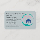 Carte De Visite Service De Soins À Domicile Et De Soins Infirmiers (Devant)