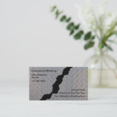 Carte De Visite Service de soudage des métaux fissurés cool (Debout devant)