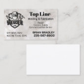 Carte De Visite Service de soudage et de fabrication (Devant / Derrière)