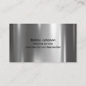 Carte De Visite Service de soudage Fabricator professionnel (Dos)