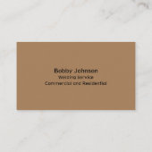 Carte De Visite Service de soudage Fabricator professionnel (Dos)