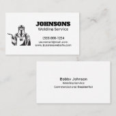 Carte De Visite Service de soudage Fabricator professionnel (Devant / Derrière)
