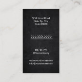 Carte De Visite Service de soudure / soudure (Dos)