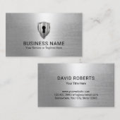 Carte De Visite Service de stockage de sécurité du logo de Keyhole (Devant / Derrière)